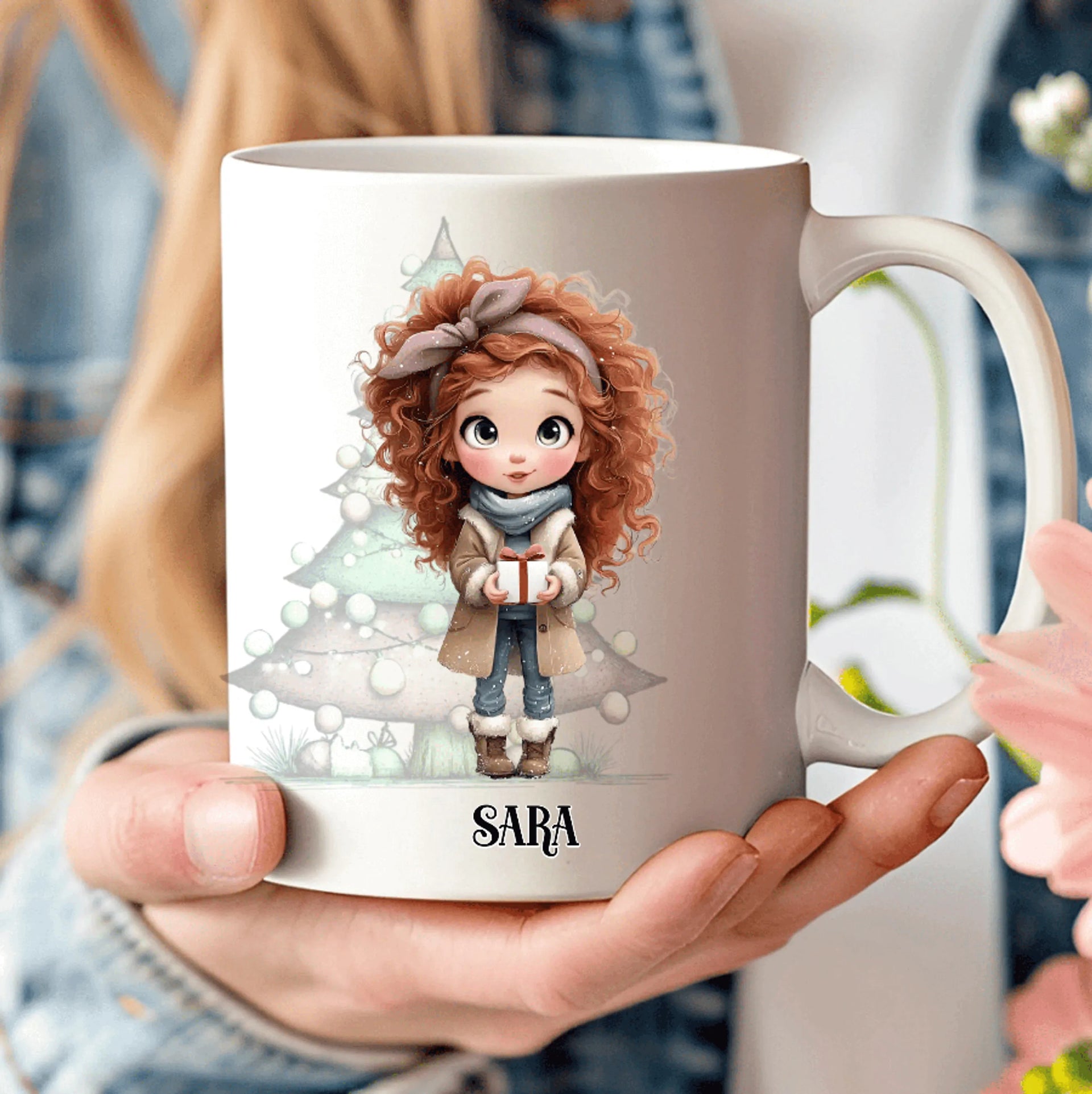 regalo original de navidad para niños y profesores personalizado con muñecos y nombres