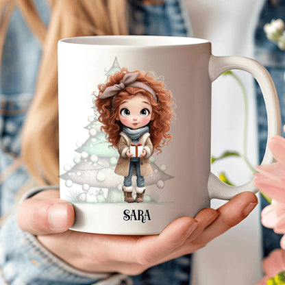 regalo original de navidad para niños y profesores personalizado con muñecos y nombres