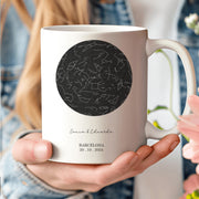 taza mapa de constelaciones personalizada – regalo original enamorados – De moi à toi  