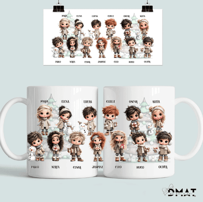 regalo de grupo original – taza personalizada De moi à toi