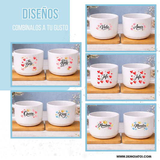 Tazas personalizadas como regalo original para parejas y enamorados