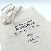 Bolsa totebag de detalle de boda - de moi at oi