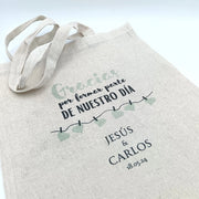 Bolsa totebag de detalle de boda - de moi at oi