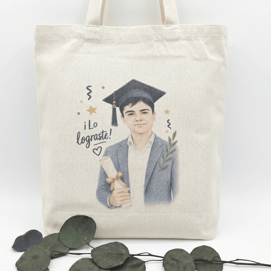 Totebag tela personalizada con retrato