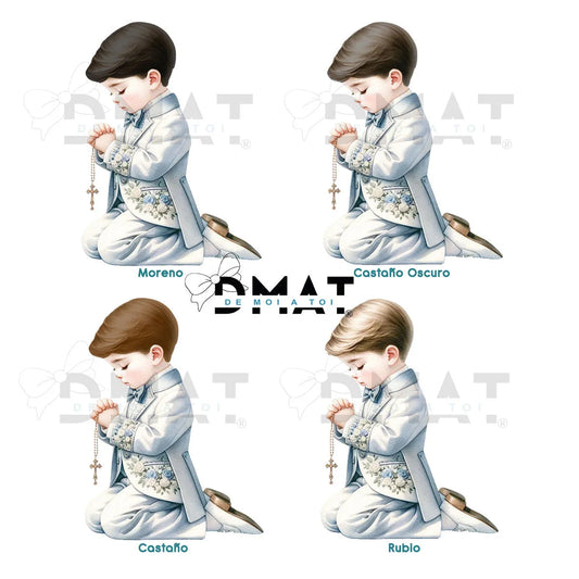 Diseños para detalles de comunión niño - De moi a toi