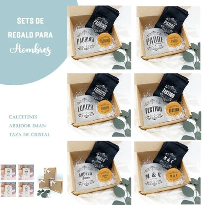 Set de regalo de boda para invitados hombre elegante y práctico - De moi à toi