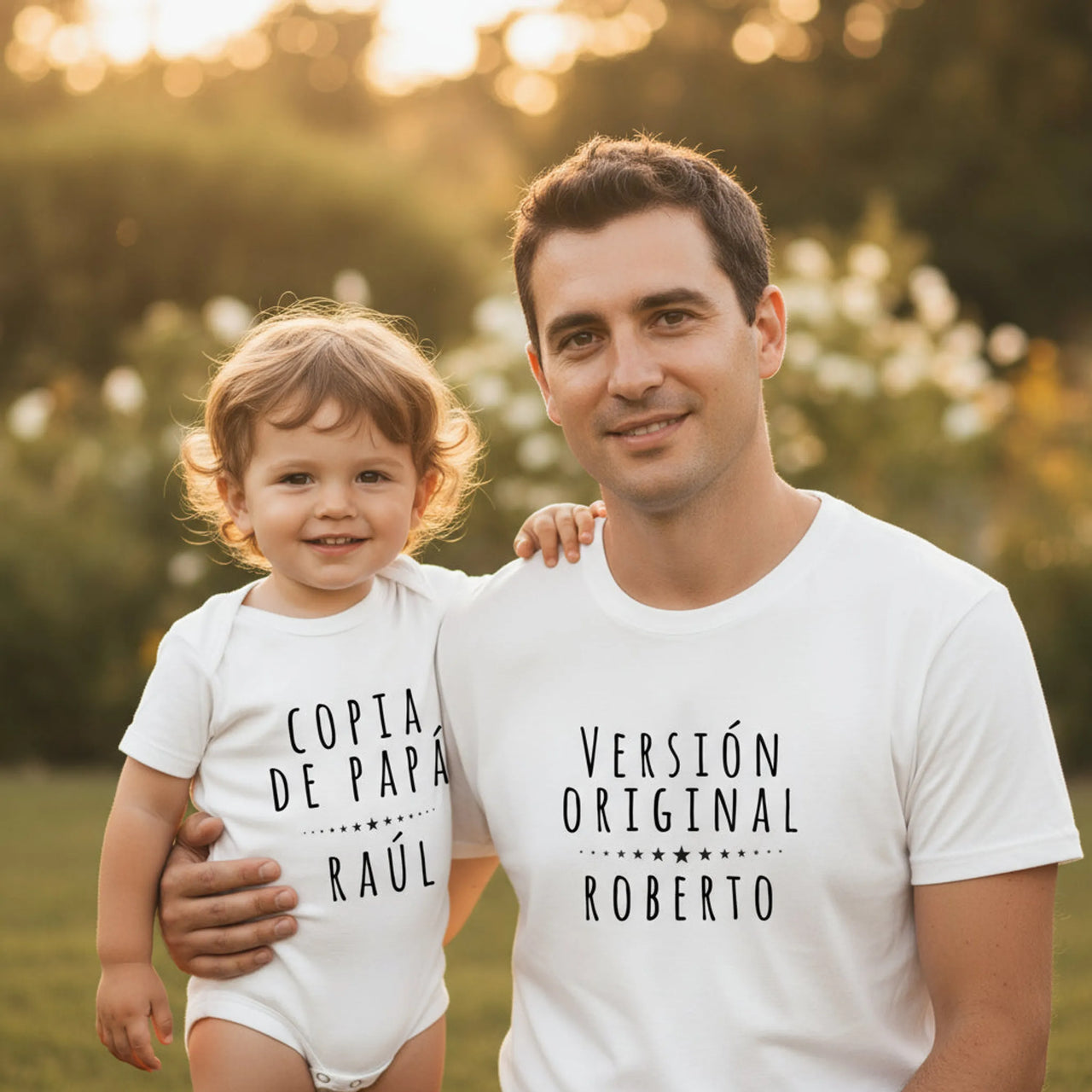 regalo original para papá e hijo con frase divertida