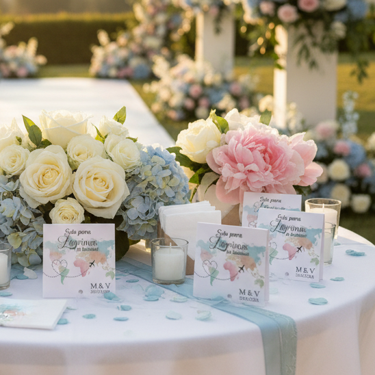 Pañuelos personalizados para boda