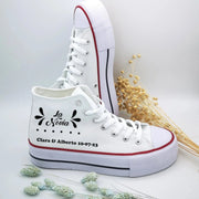 Zapatillas personalizadas mujer - Novia y damas de honor - Regalo original personalizado - DE MOI À TOI