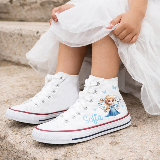 Zapatillas personalizadas regalo de comunión princesas niña