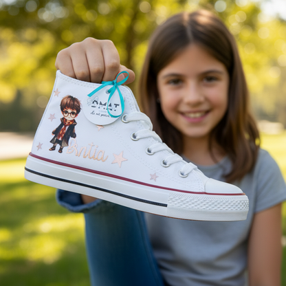 zapatillas personalizadas niño magia con nombre