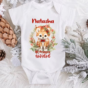 Body personalizado mi primera navidad animalitos - de moi a toi