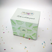 Caja para tazas con faja de diseño - Tacitas - Regalo original personalizado - DE MOI À TOI