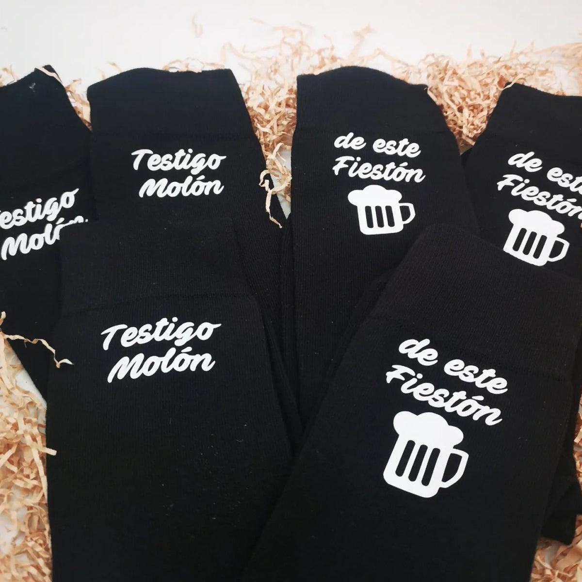 Calcetines personalizados para invitados de boda - Regalo original personalizado - DE MOI À TOI