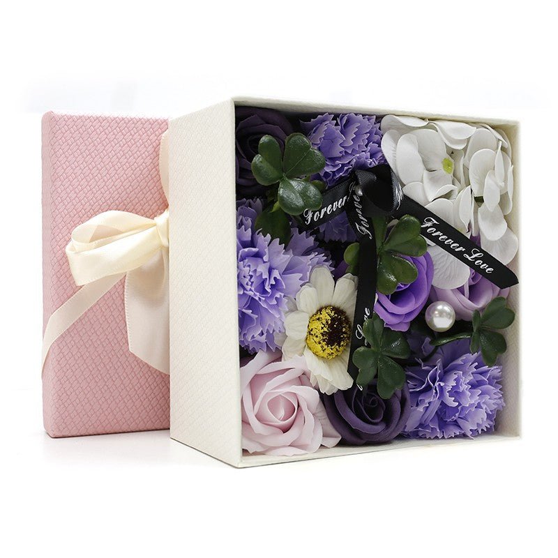 Lavanda - Flores eternas en caja - Regalo original personalizado - DE MOI À TOI