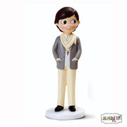 Muñeco de tarta para niño elegante 16.5 cm - Regalo original personalizado - DE MOI À TOI