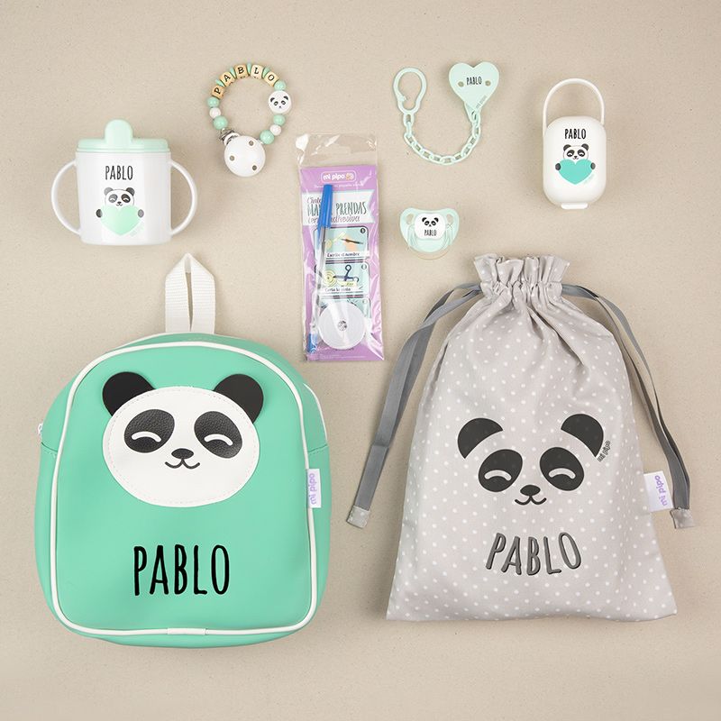 Pack premium primero de la clase -Panda - Regalos originales personalizados - DE MOI À TOI |DMAT