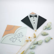 Posavasos boda cristal - Regalo original personalizado - DE MOI À TOI