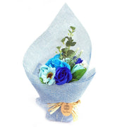 Ramo Flores de Jabón - azul - Regalo original personalizado - DE MOI À TOI