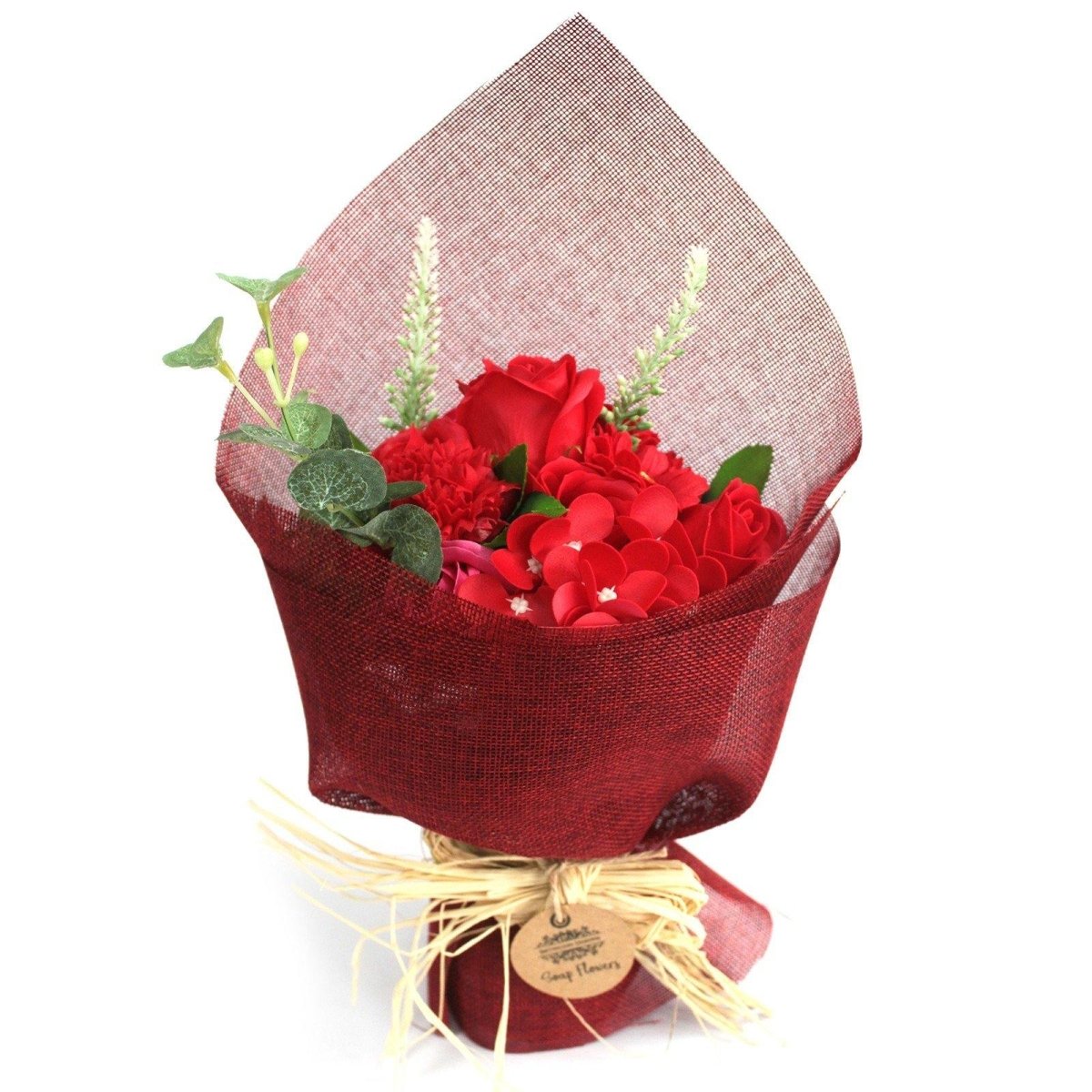 Ramo Flores de Jabón - rojo - Regalos originales personalizados - DE MOI À TOI |DMAT