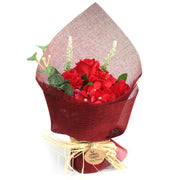 Ramo Flores de Jabón - rojo - Regalo original personalizado - DE MOI À TOI