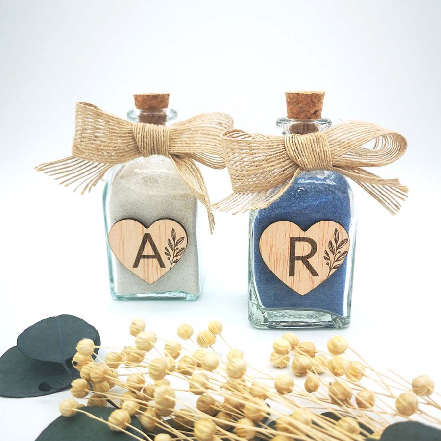Ritual de la arena para boda Novios Viajeros - Regalo original personalizado - DE MOI À TOI