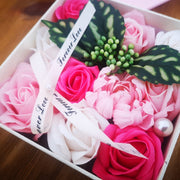Rosa - Flores eternas en caja - Regalo original personalizado - DE MOI À TOI