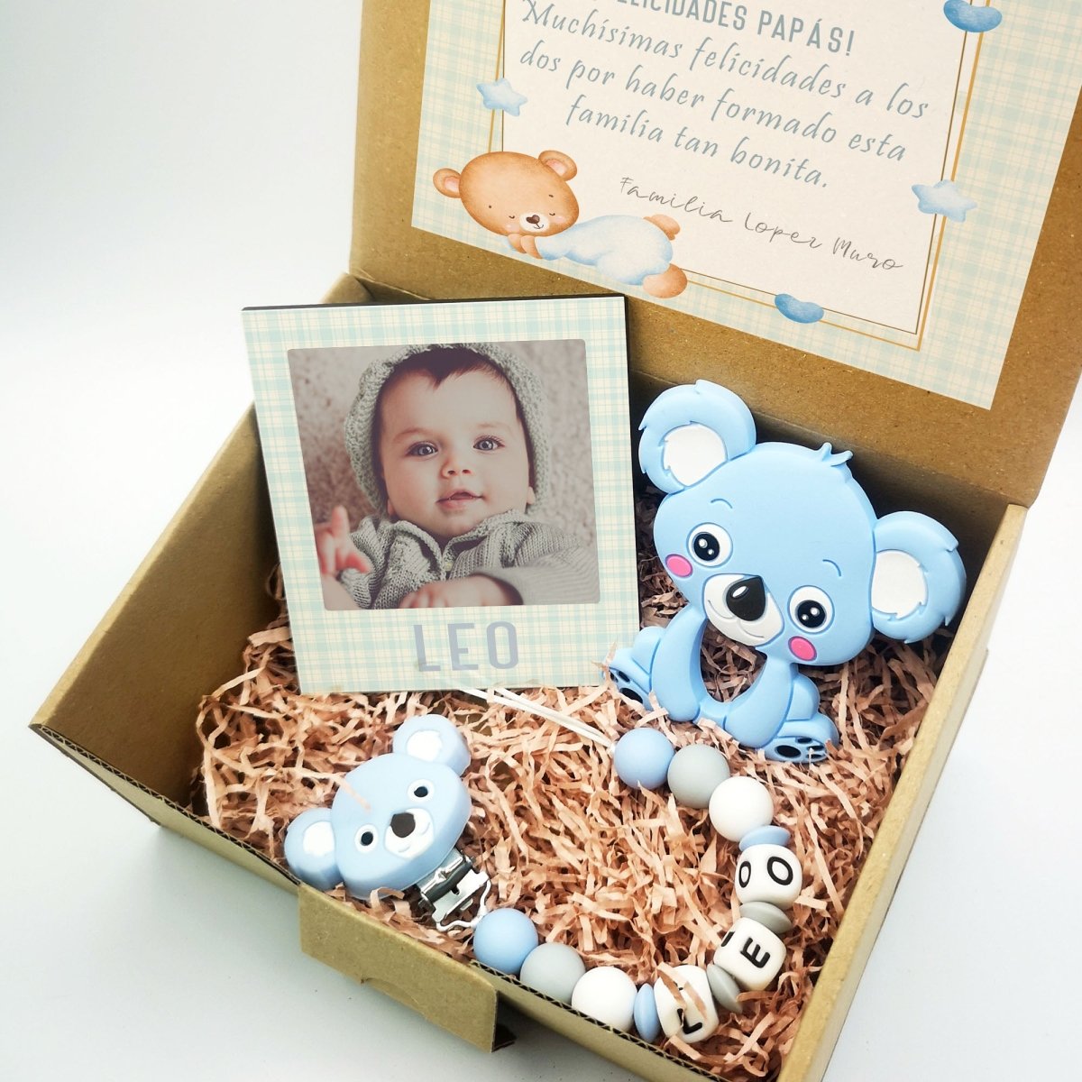 Set de regalo bebé - Regalo original personalizado - DE MOI À TOI