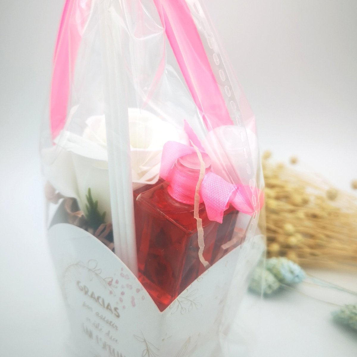 Set invitados aroma rosa comunión - Regalo original personalizado - DE MOI À TOI