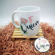 Taza Sant Jordi Te Quiero+ Llavero - Regalo original personalizado - DE MOI À TOI