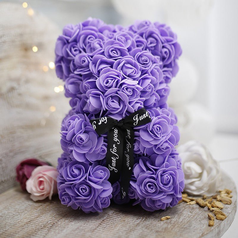 Teddy Love - Osito Violeta 25cm - Regalos originales personalizados - DE MOI À TOI |DMAT