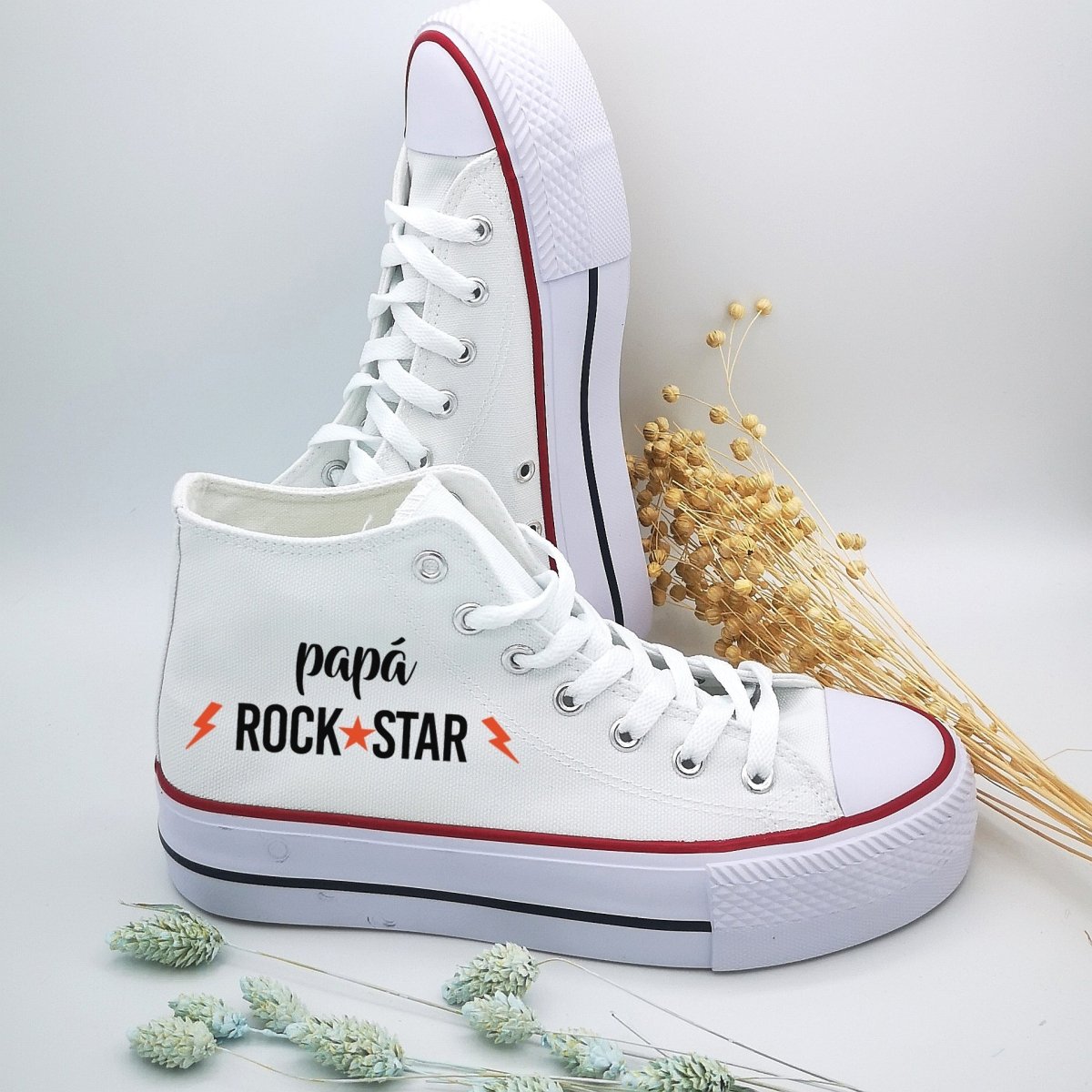 Zapatillas personalizadas para hombre - Rockstar - Regalos originales personalizados - DE MOI À TOI |DMAT